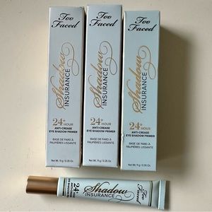 Bundle of Two Faced Shadow Insurance 24 Hour Anti-Crease Eye Shadow Primer